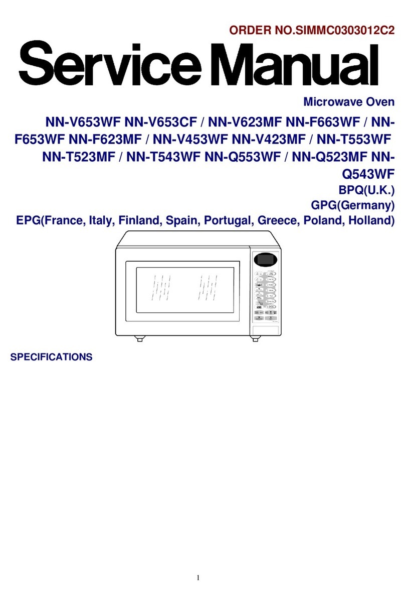 Panasonic NN-V653WF User manual Panasonic NN-V653WF User manual