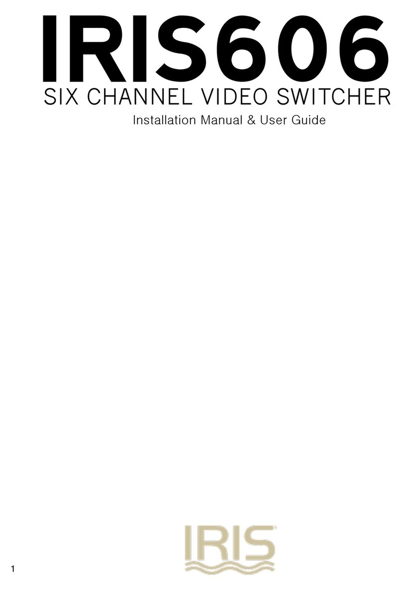 IRIS IRIS606 Installation manual & users guide