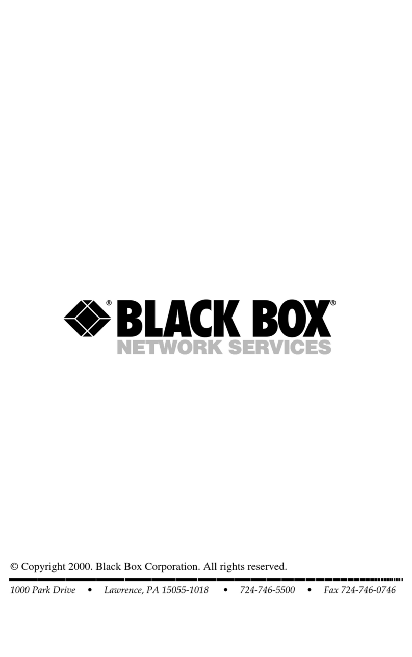 Black Box USB Director RS-232 User manual