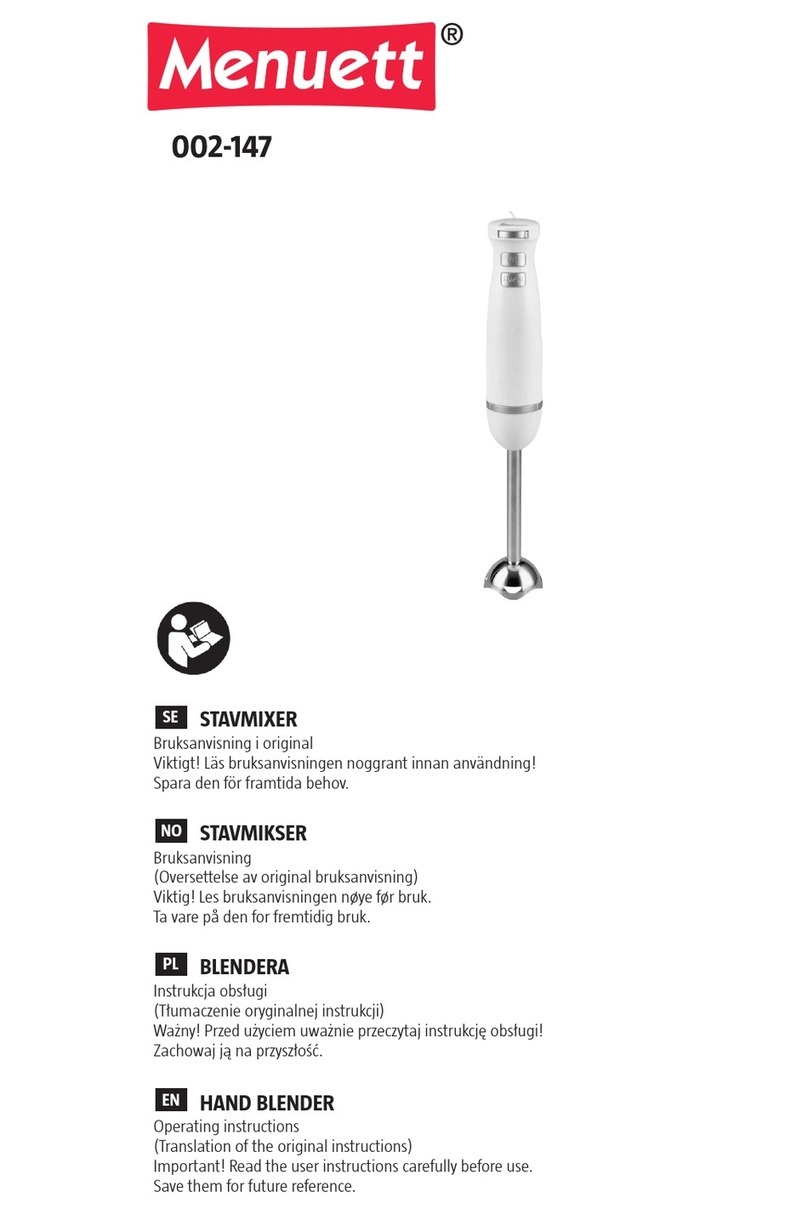 Menuett 002-147 User manual
