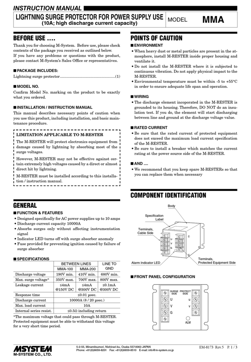 M-system MMA User manual