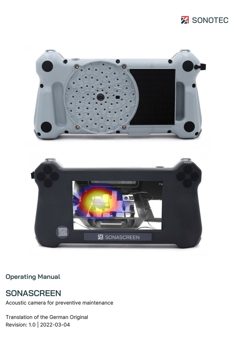 Sonotec SONASCREEN User manual Sonotec SONASCREEN User manual