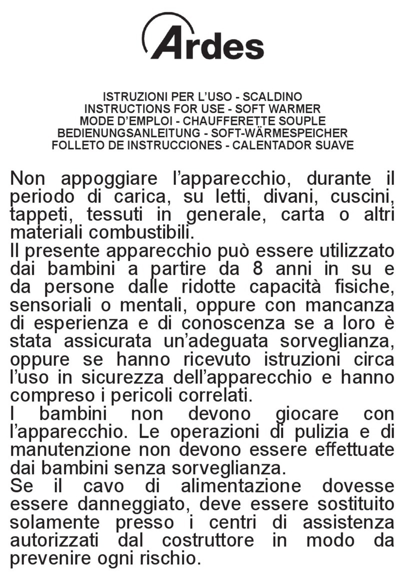 ARDES AR071 Instructions for use