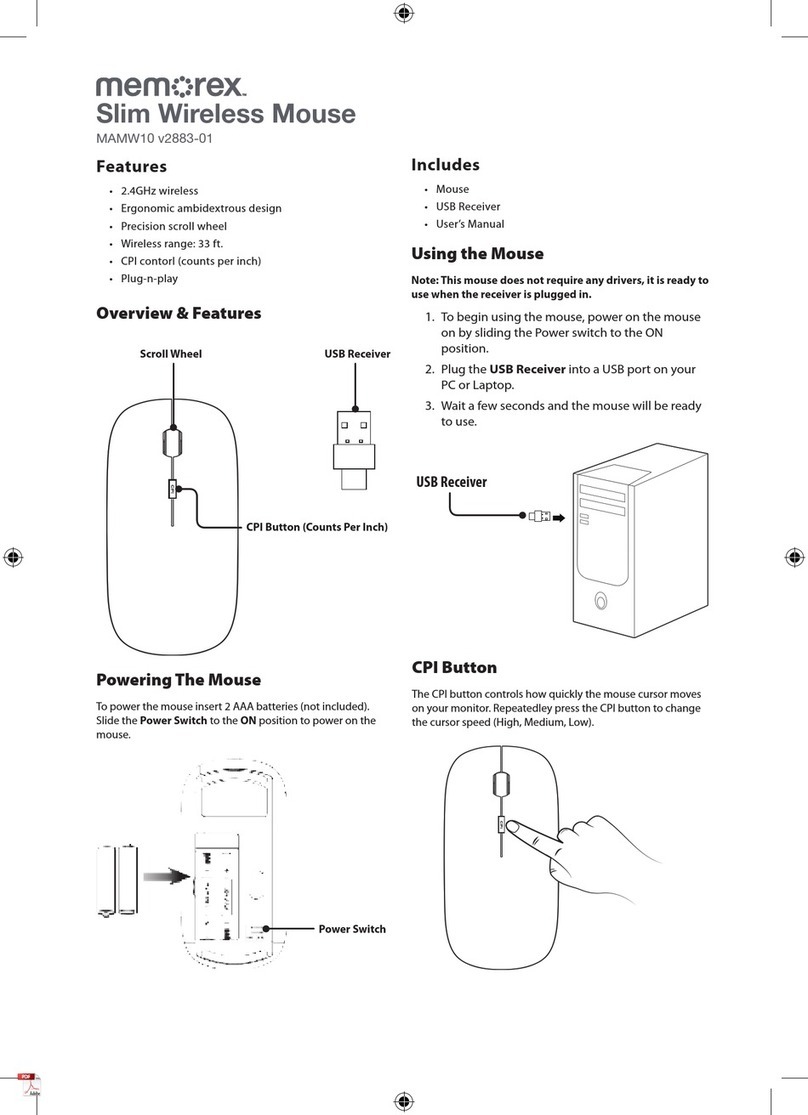 Memorex MAMW10 User manual
