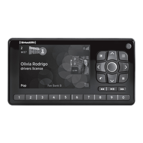 Sirius XM RAdio Roady BT User manual