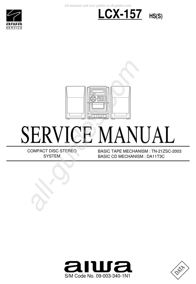 Aiwa LCX-157 HS User manual