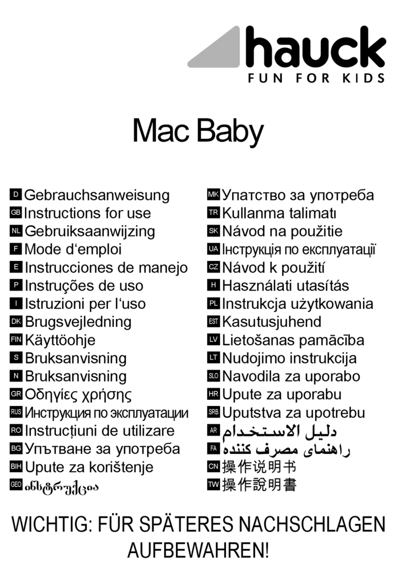 Hauck Mac Baby User manual
