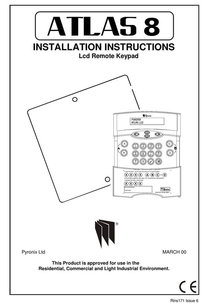 Pyronix ATLAS 8 User manual