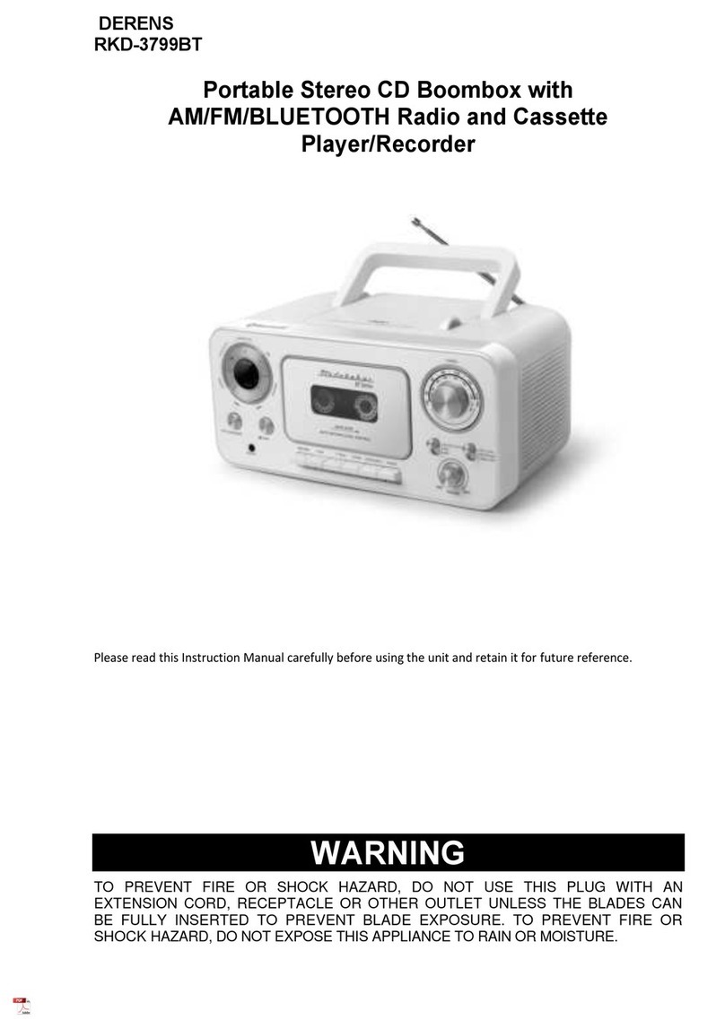 Oxygen RKD-3799BT manual