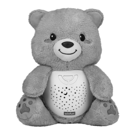 Winfun 2-in-1 Starry Lights Bear User manual