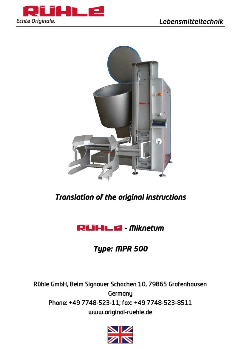 Rühle MPR 500 Translation of the original instructions