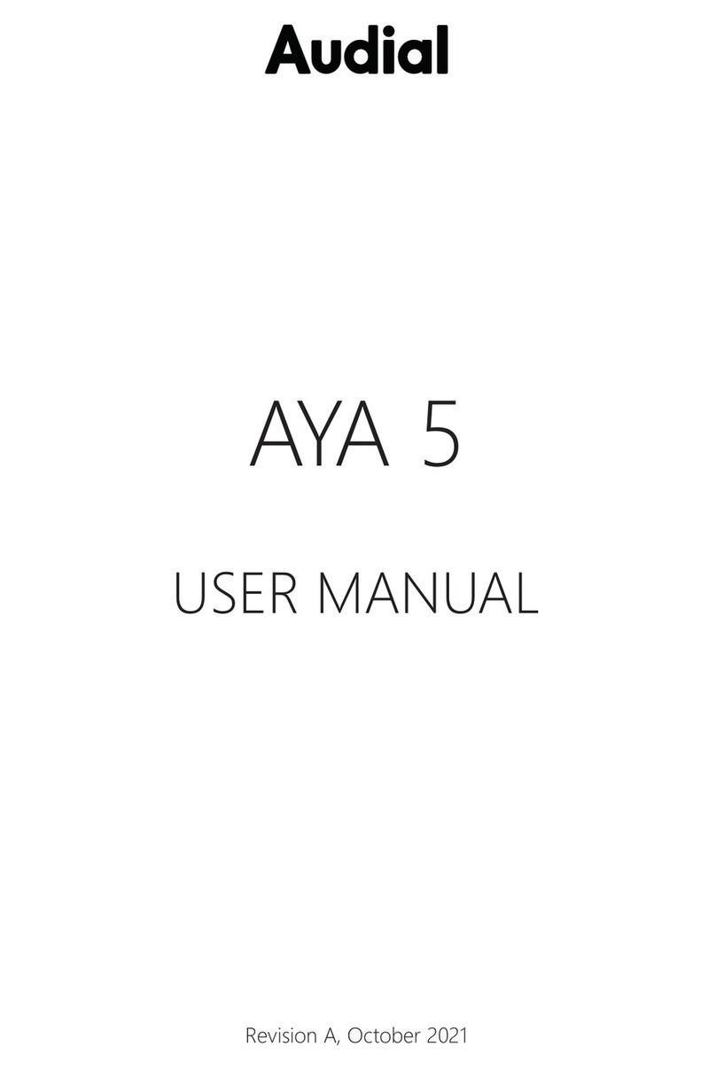 Audial AYA 5 User manual