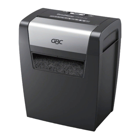 GBC SHREDMASTER PX08-04 Instruction Manual