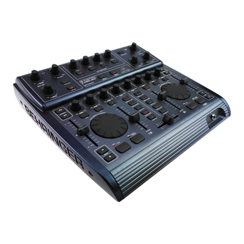 Behringer B-CONTROL DEEJAY BCD2000 user manual