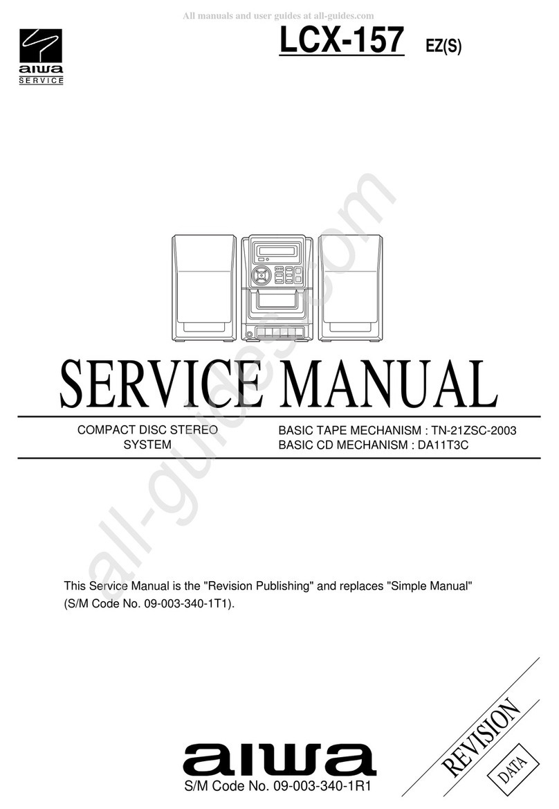Aiwa LCX-157 EZ User manual
