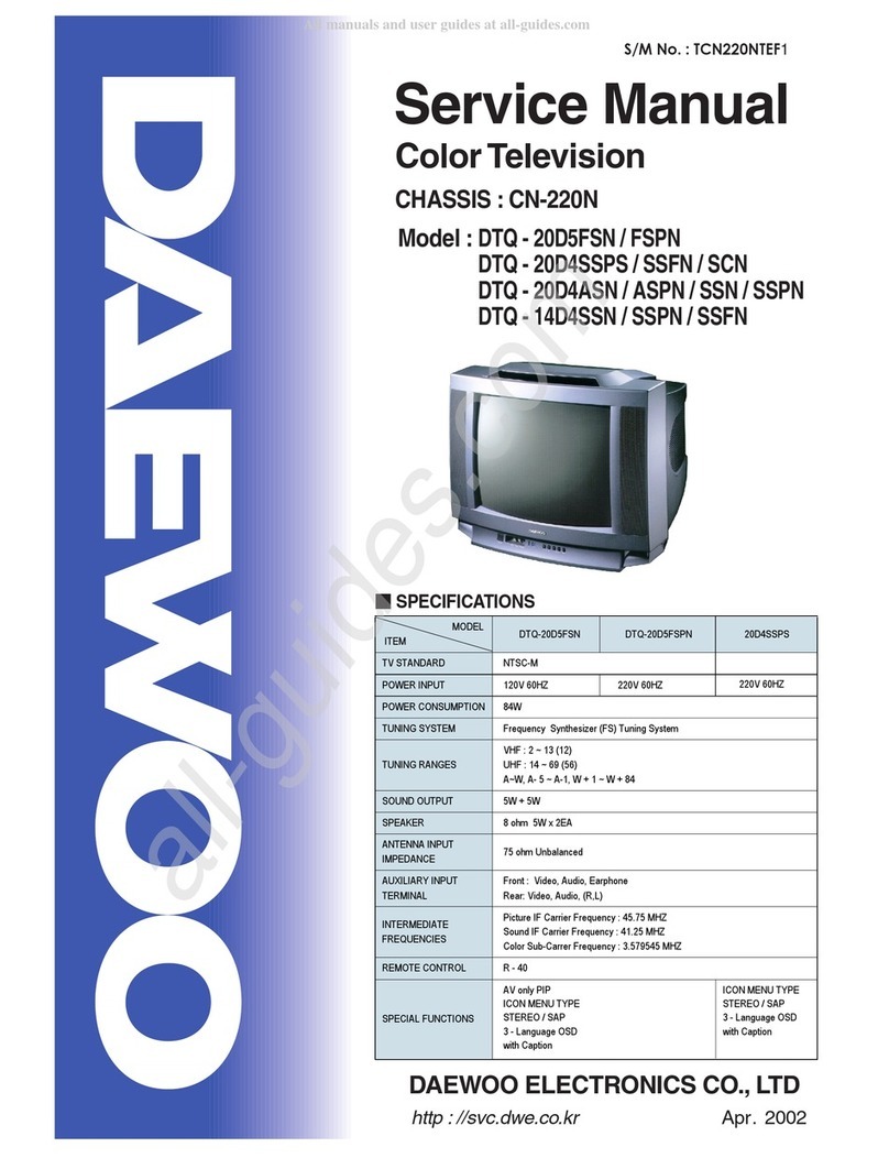 Daewoo DTQ-20D5FSN User manual
