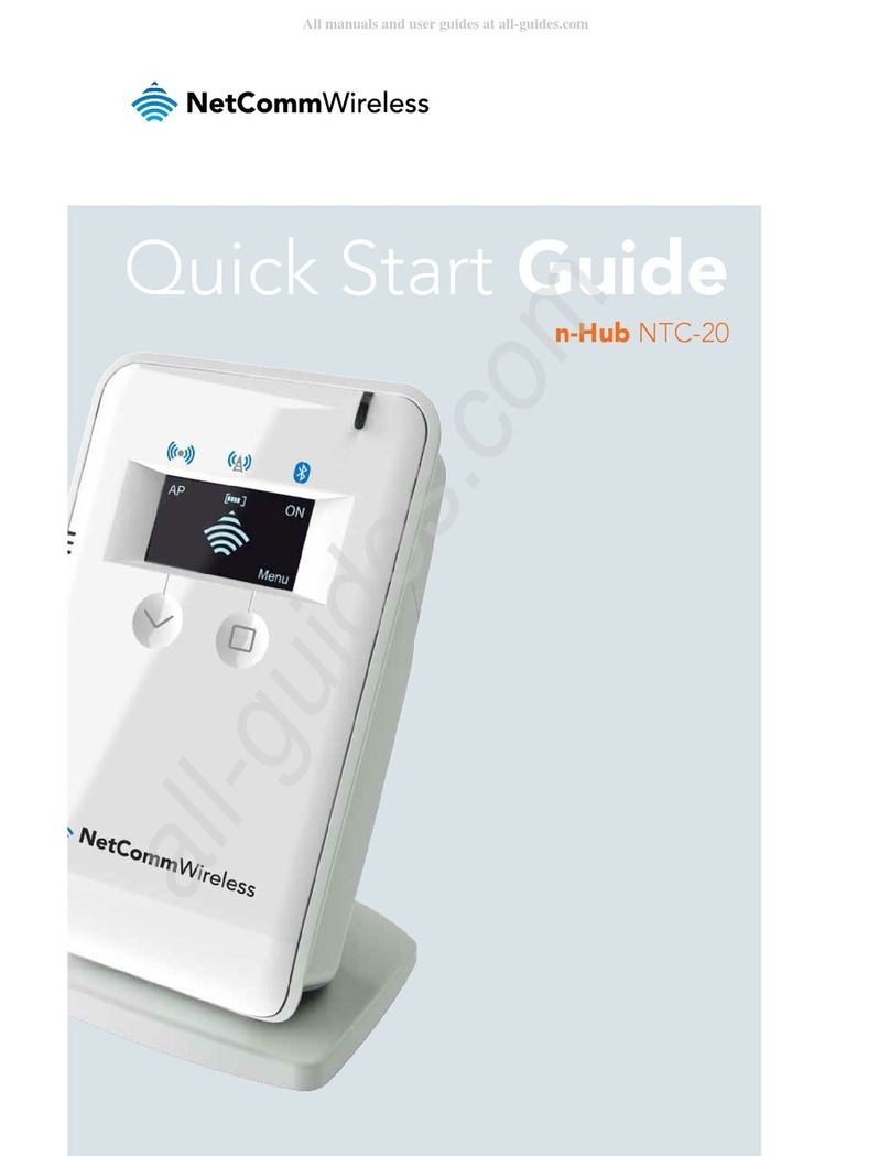 NetComm Wireless n-Hub NTC-20 User manual