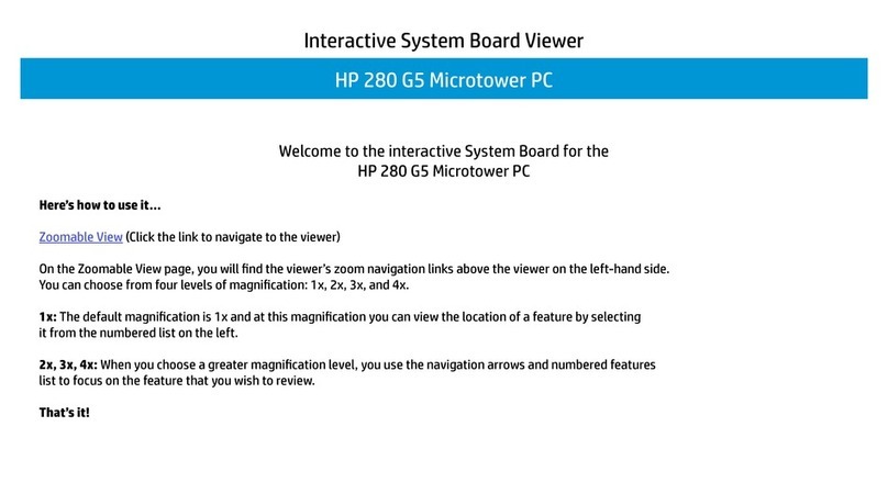 HP 280 G5 SFF Business PC User manual