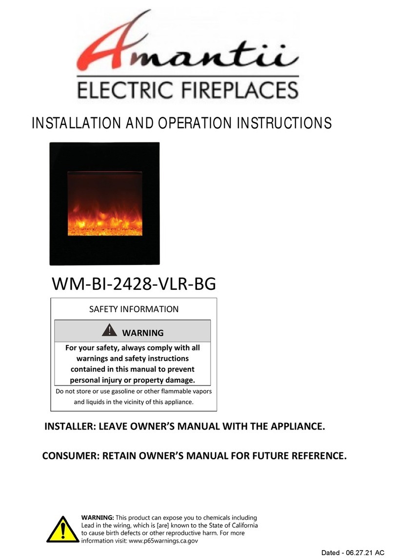 Amantii WM-BI-2428-VLR-BG Owner's manual