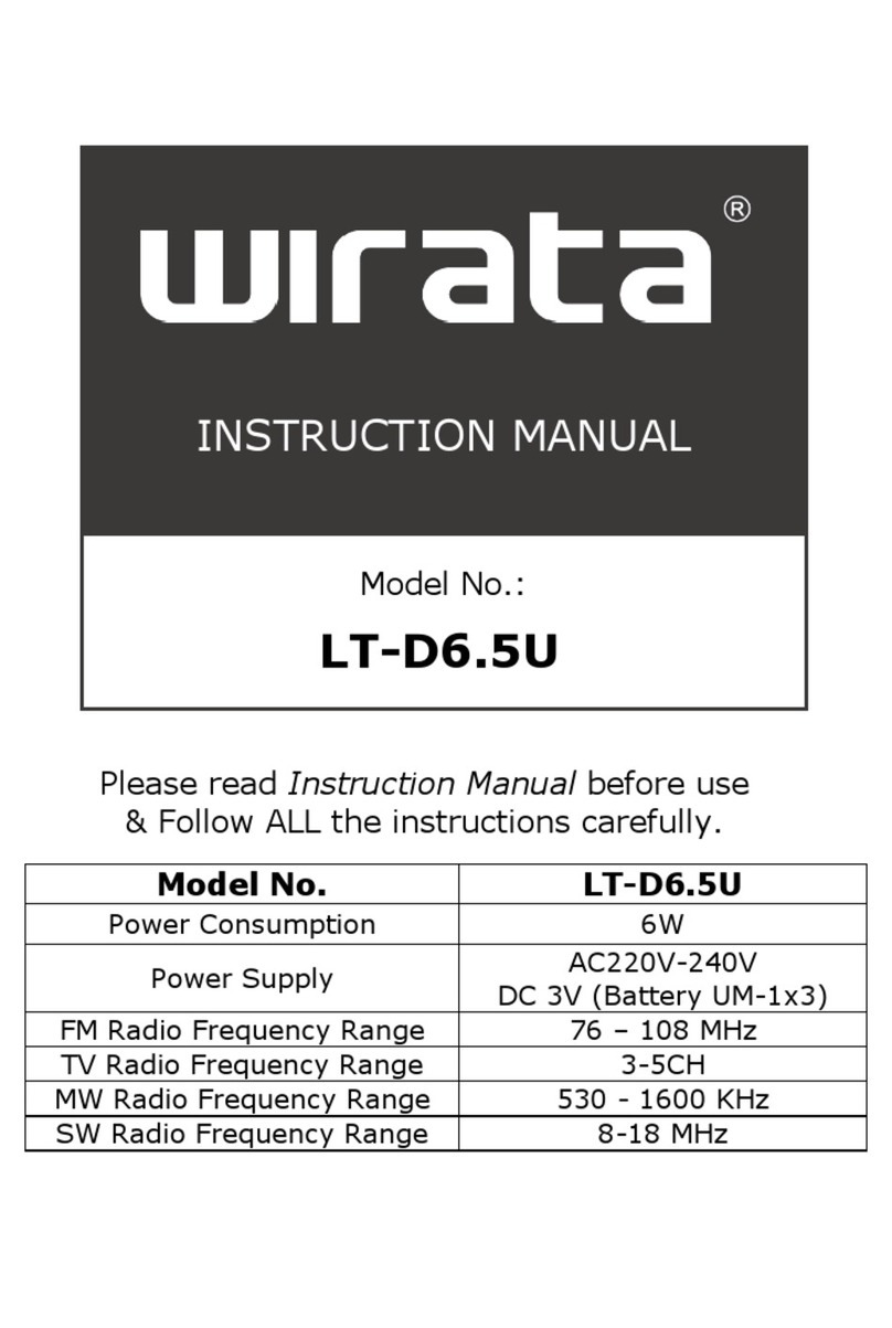 Wirata LT-D6.5U instruction manual