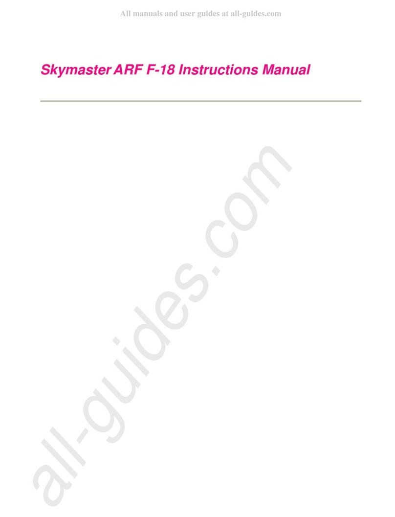 Sky Master ARF F-18 User manual