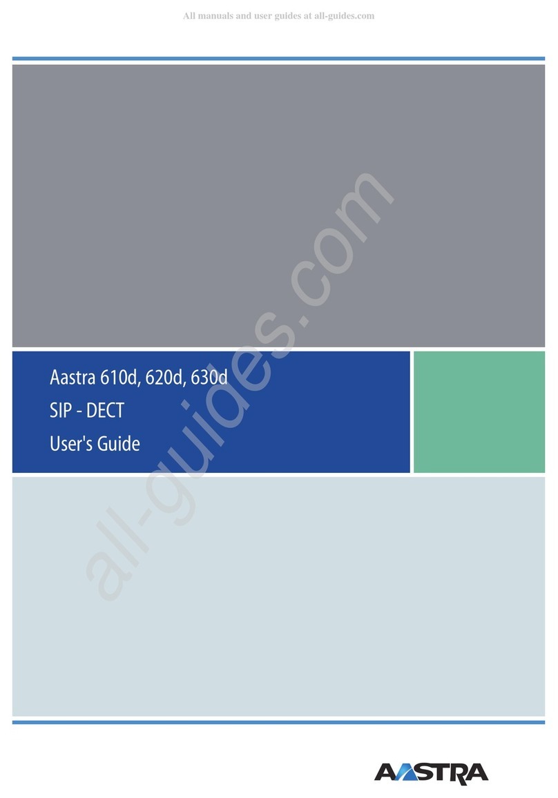 Aastra Aastra 610d user guide