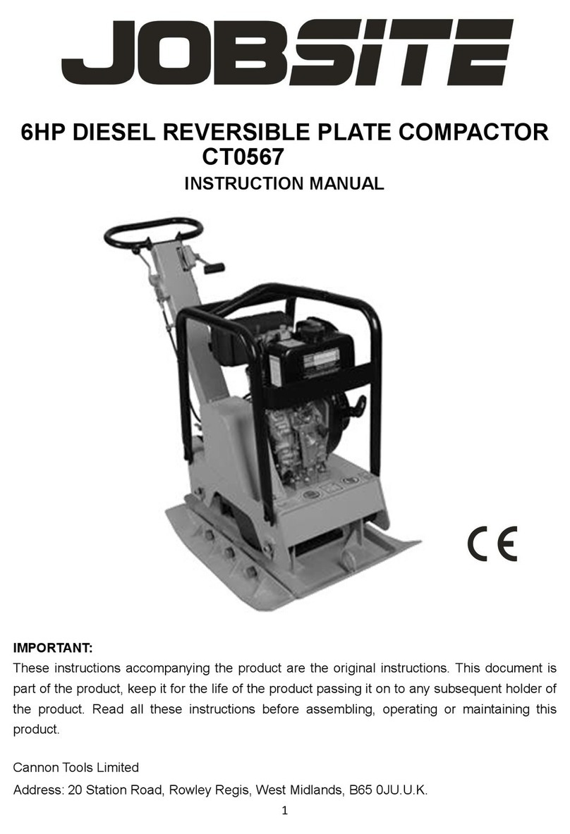 Jobsite CT0567 instruction manual