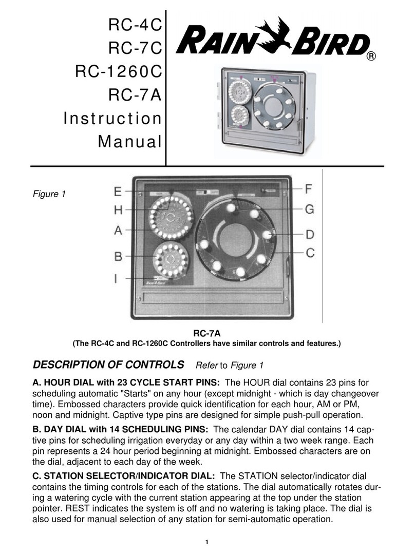 Rain Bird RC-4C instruction manual