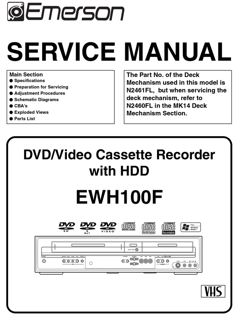 Emerson EWH100F User manual Emerson EWH100F User manual