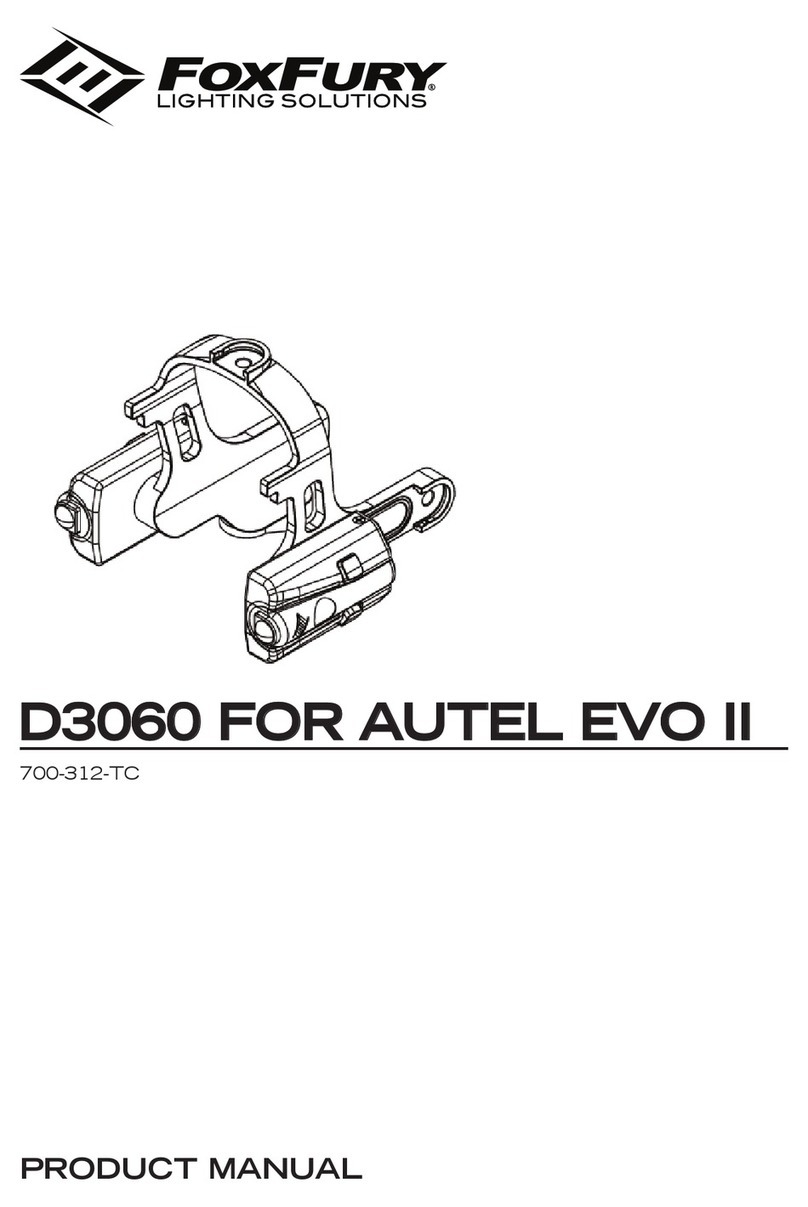 Foxfury Lighting Solutions D3060 FOR AUTEL EVO II User manual