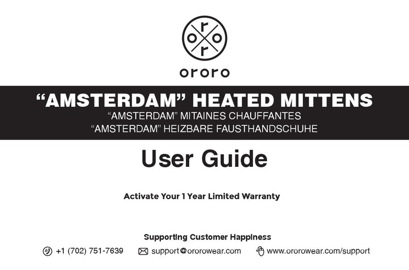 ORORO AMSTERDAM user guide