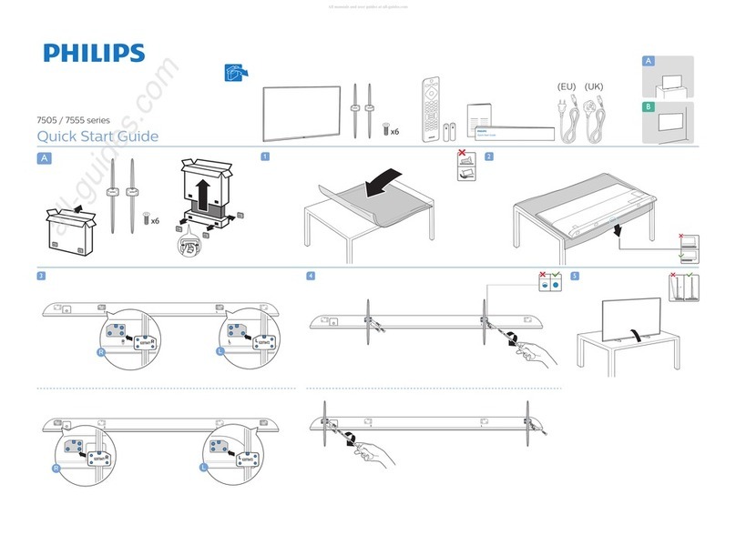 Philips 7505 Series User manual