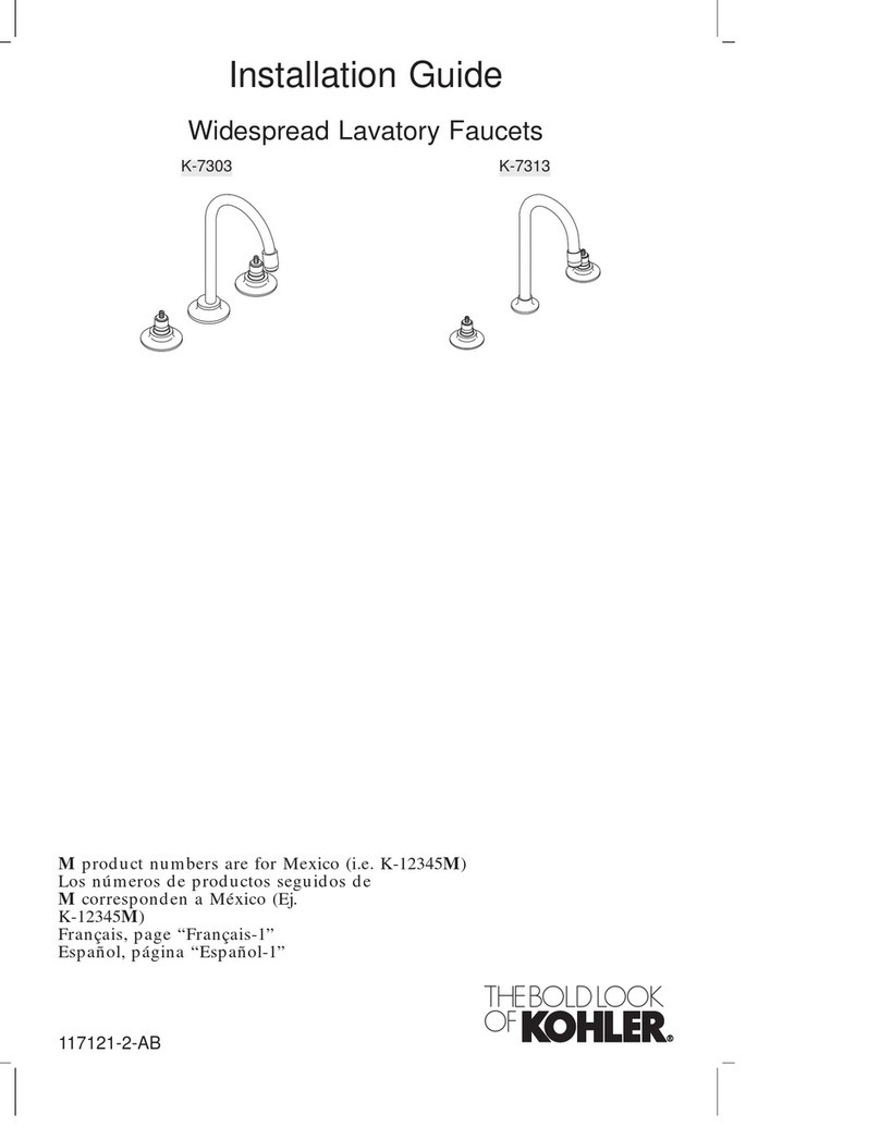 Kohler K-7303 User manual