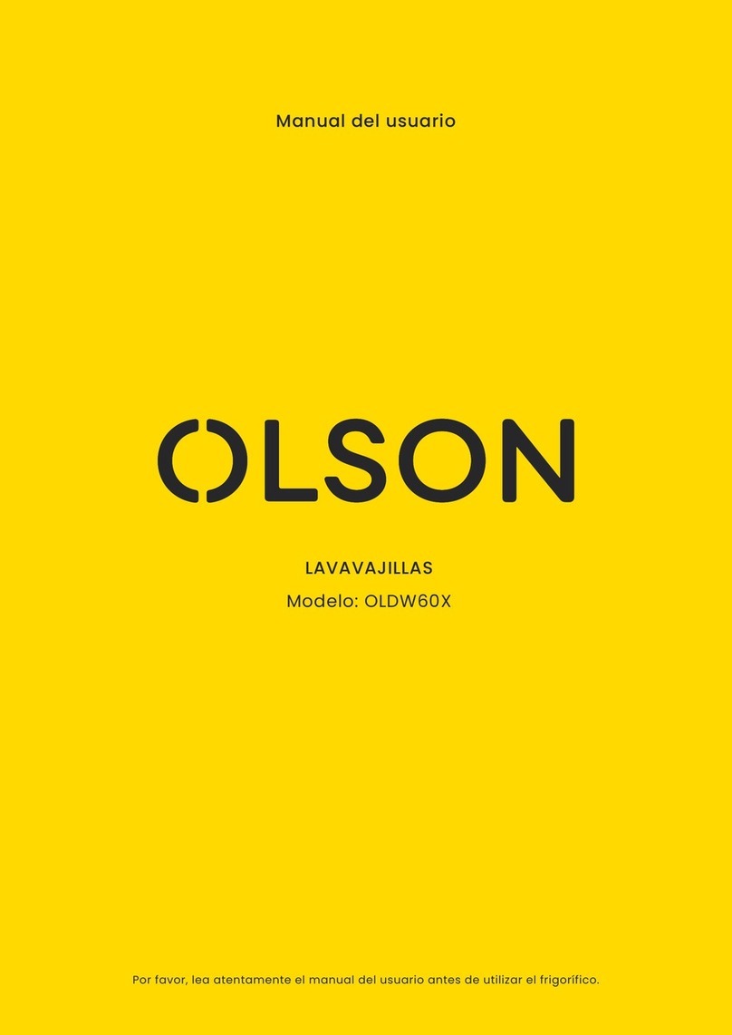olson OLDW60X user manual