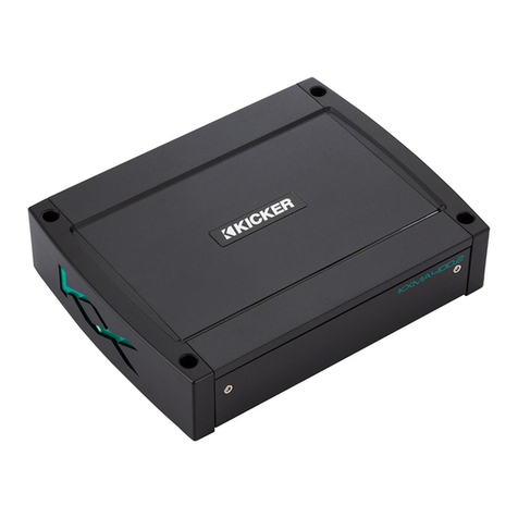 Kicker KXMA Series owner's manual