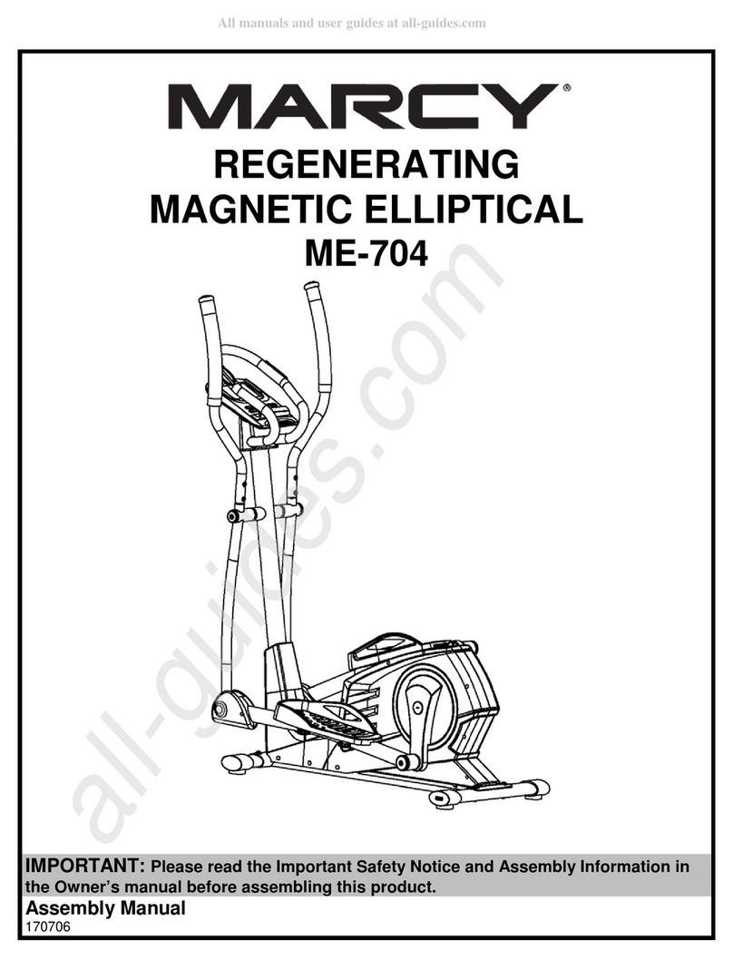 Marcy ME-704 Assembly manual