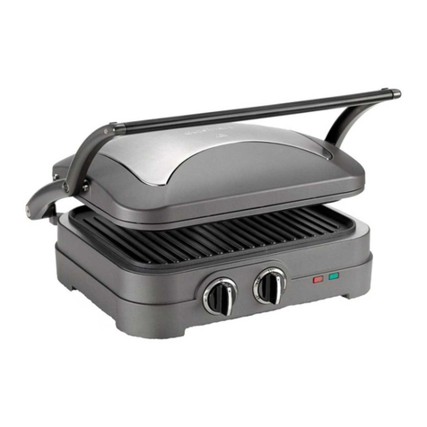 Cuisinart GRILDDLER ELITE GR47E manual