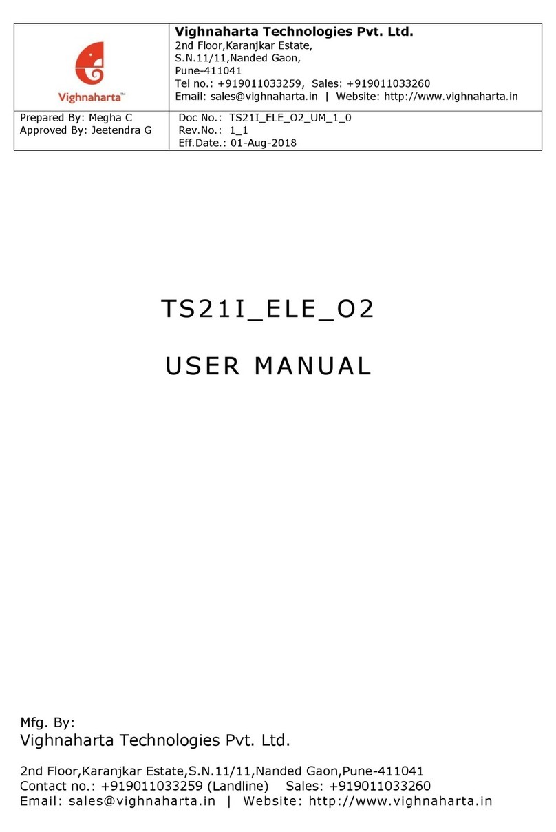 Vighnaharta TrueSafe TS21I ELE O2 User manual