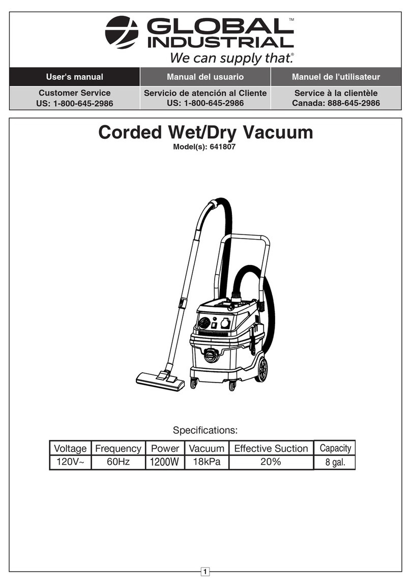 Global Industrial 641807 user manual