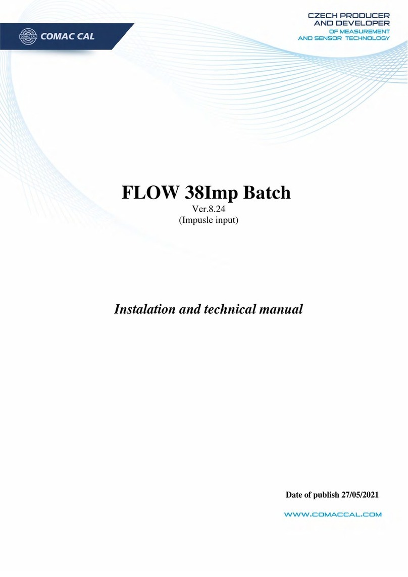 COMAC CAL FLOW 38Imp Batch User manual