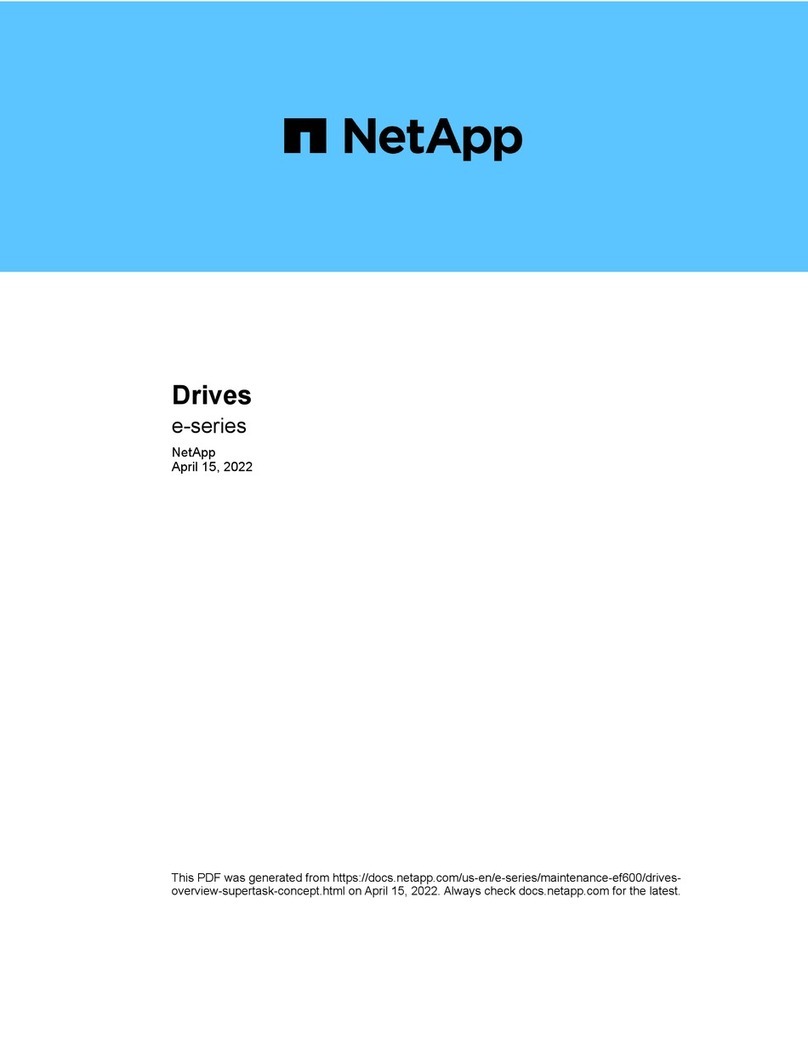 NetApp e Series User manual