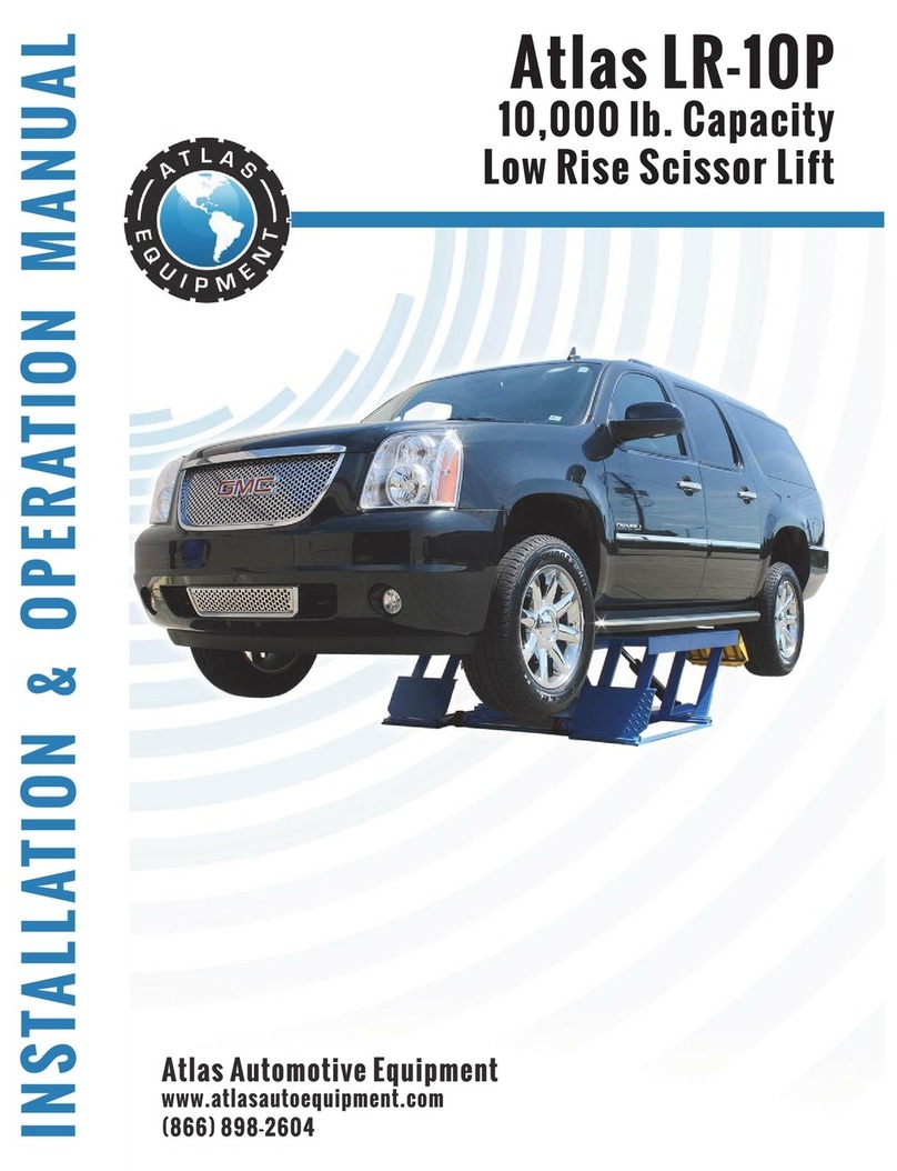 Atlas Equipment LR10 Installation and operation manual