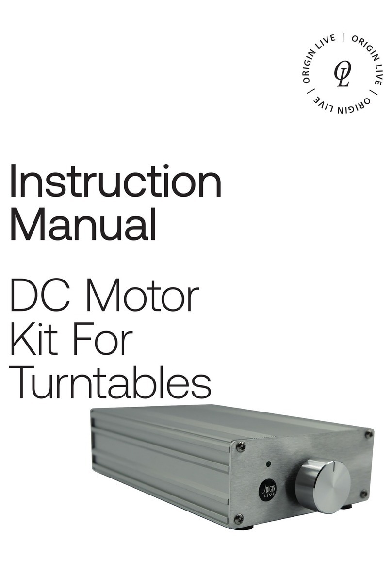 Origin live DC Motor Kit instruction manual