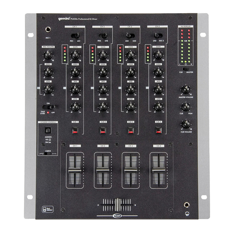 Gemini PS-828X Operation manual