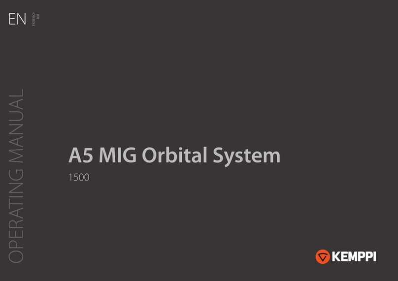 Kemppi A5 MIG 1500 operating manual