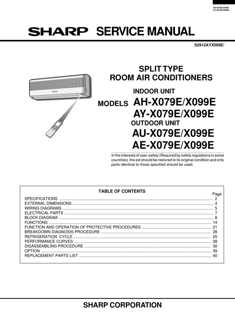 Sharp AH-X079E User manual