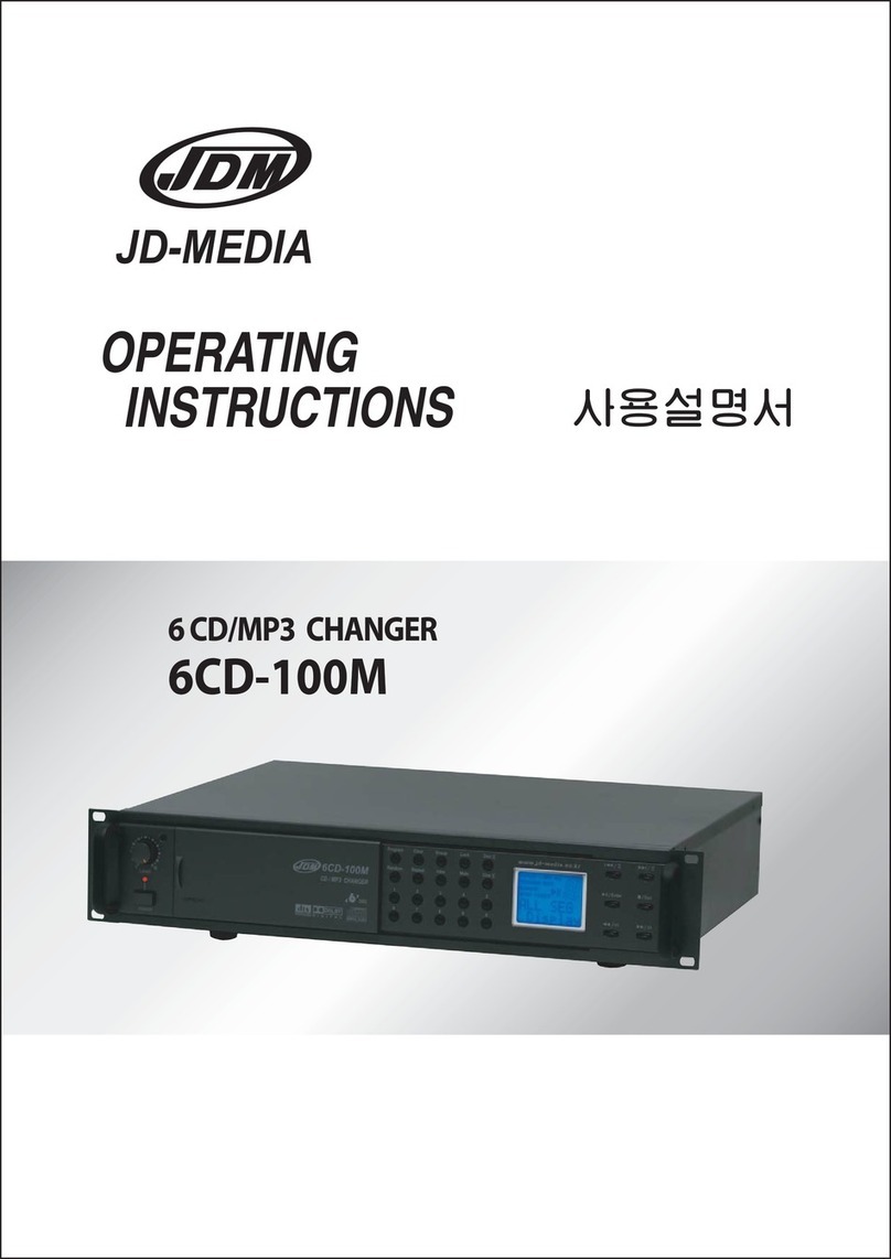 JDM 6CD-100M operating instructions