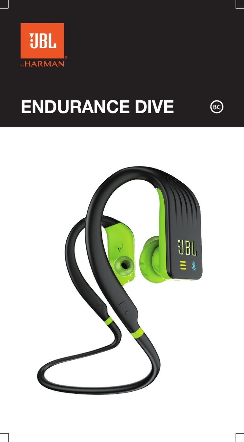 Harmann JBL ENDURANCE DIVE quick start guide