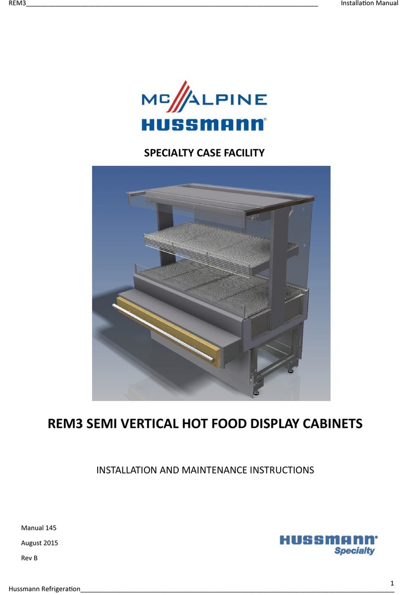 McAlpine Hussmann REM3 Installation and maintenance instructions