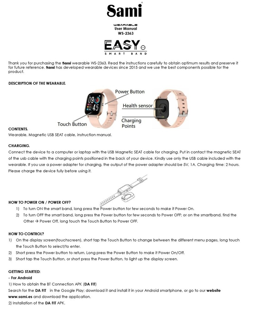 Sami EASY WS-2363 user manual
